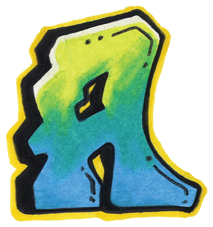 Graffiti Letter A