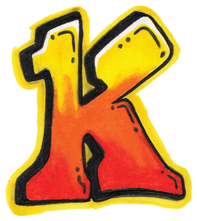 Graffiti Letter K