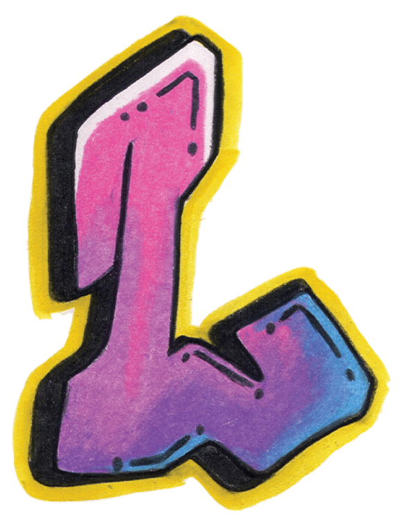 Graffiti Letter L
