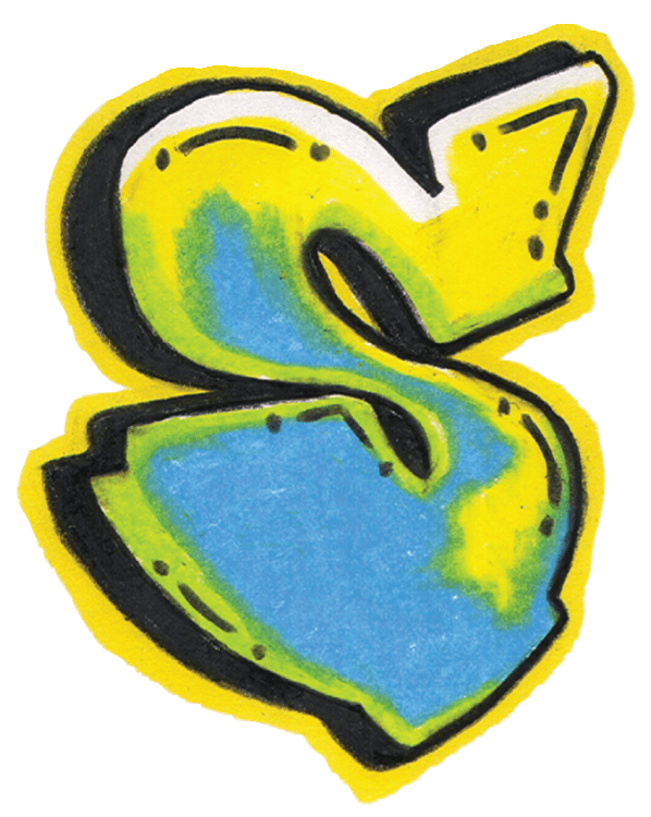 Graffiti Letter S