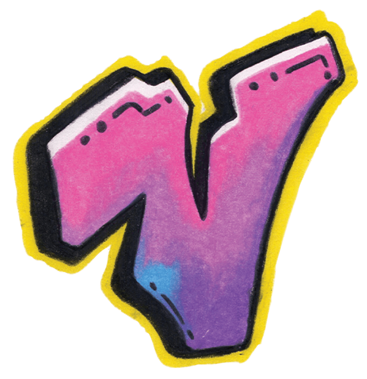 Graffiti Letter V