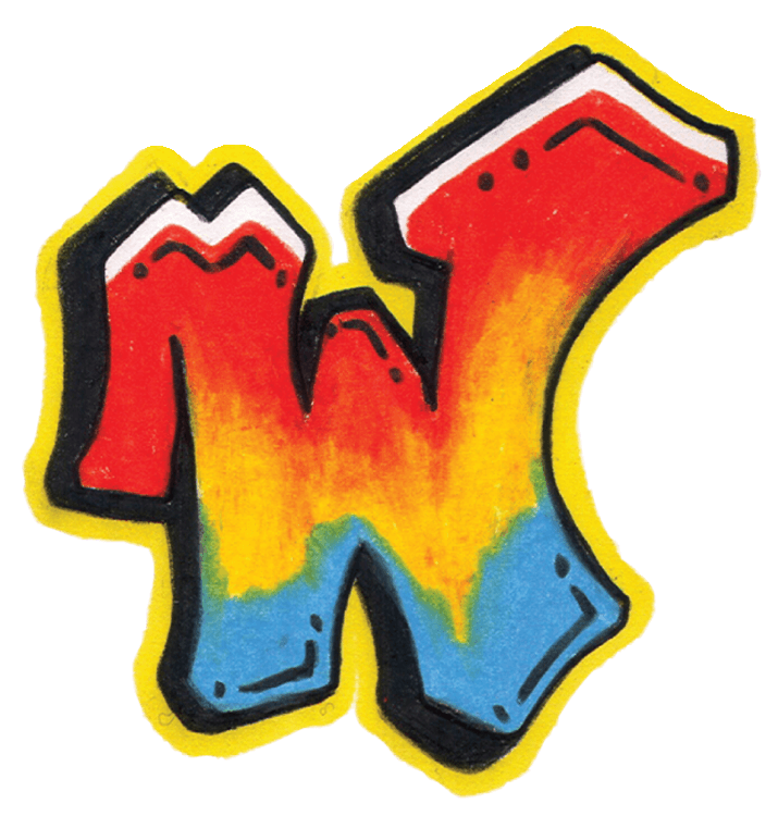 Graffiti Letter W