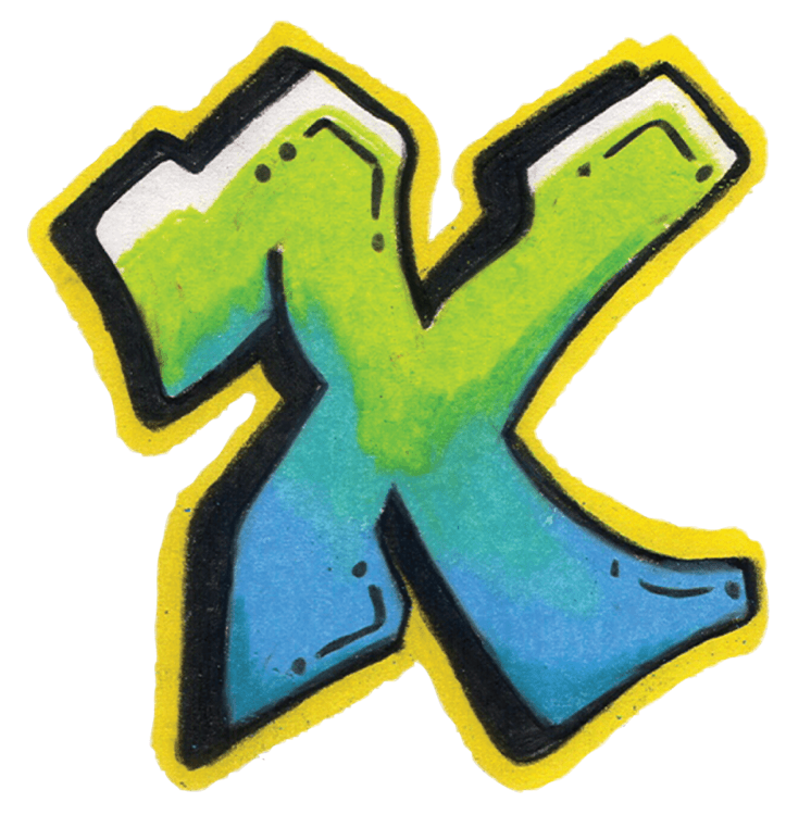 Graffiti Letter X