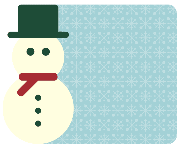Snowman Snowflake Patterns