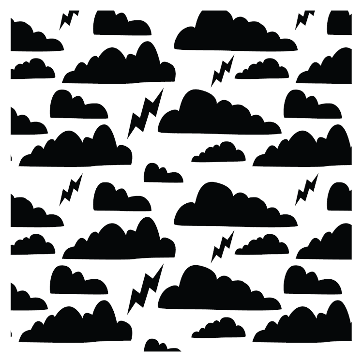 Global Grind Patterns Clouds and Bolts