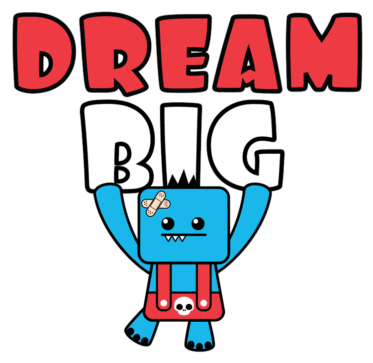 So So Happy Dream Big Motivational Quote