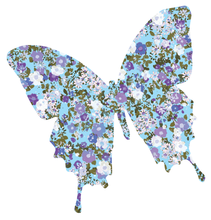 Sweet caroline Floral Butterfly