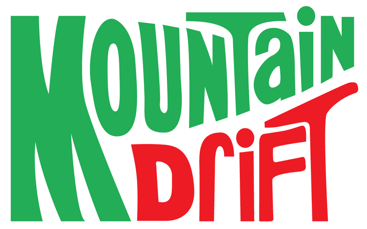 Mountain Drift Funny Logo