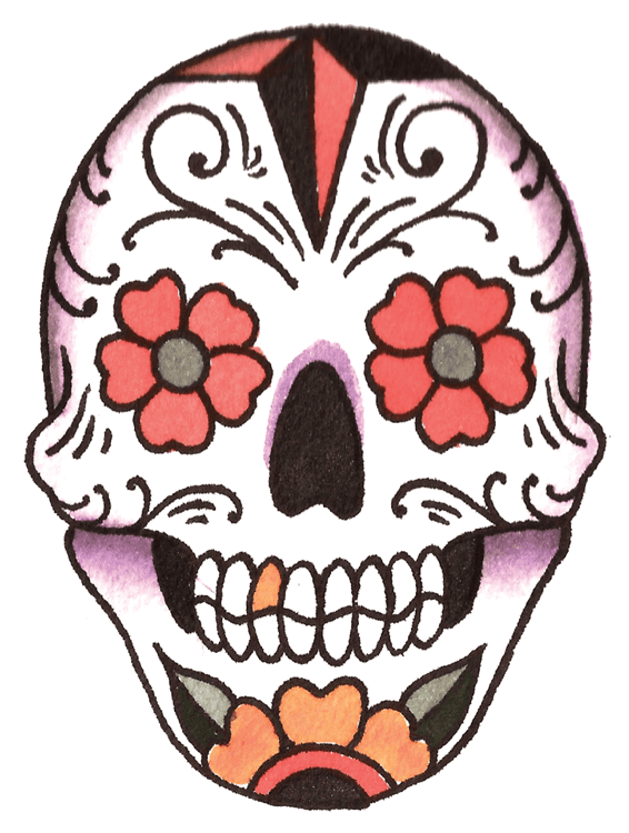 Sugar Skull Drawing