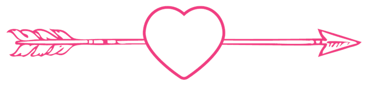 Love Heart Arrow Sketch Right