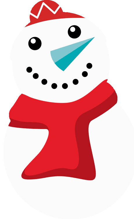 Snowman and Scarf
