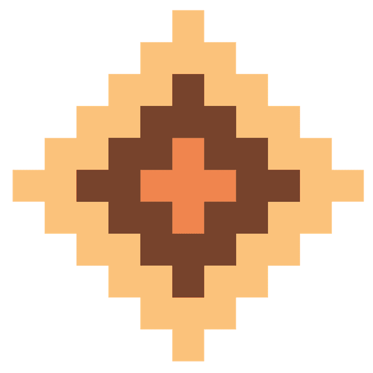 Geometric Diamond Pattern