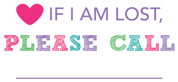 Heart Rainbow If Lost Label 