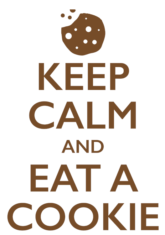 Keep Calm Eat Cookie Funny