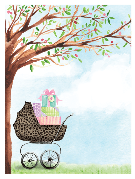 Baby Carriage Leopard