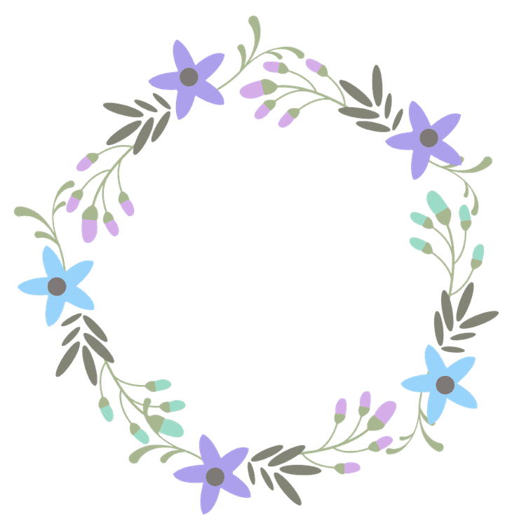 Cool Floral Frame