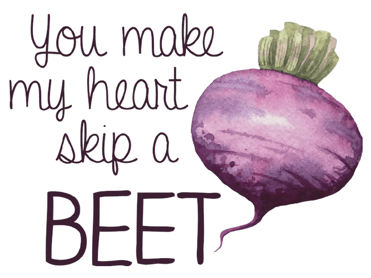 Heart Skip A Beet Valentine