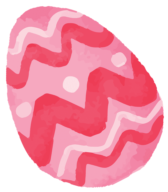 Pink Easter Egg