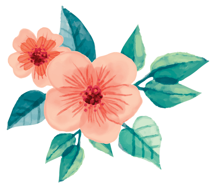 Watercolor Flower Icon