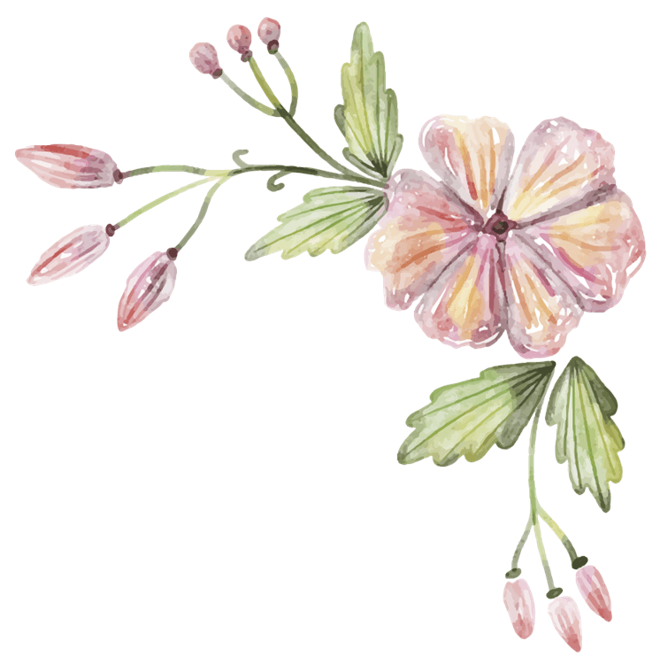 Floral Corner Graphic