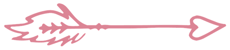 Pink Love Arrow Heart Tip