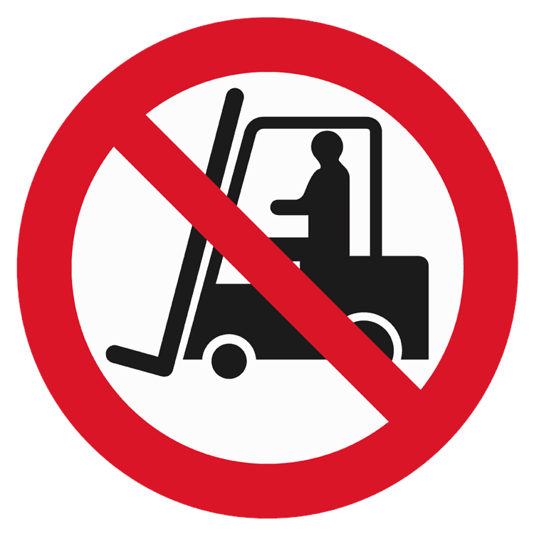 Warning No Forklifts