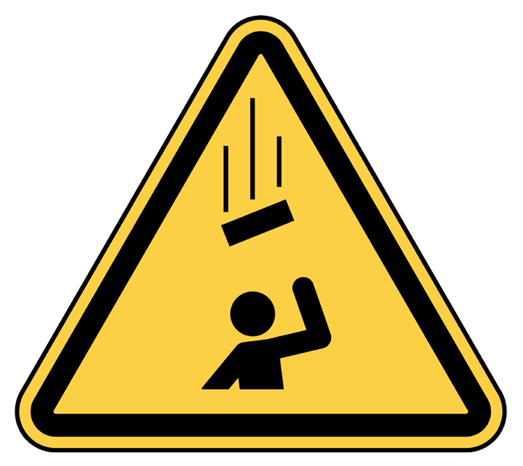 Danger of Falling Objects