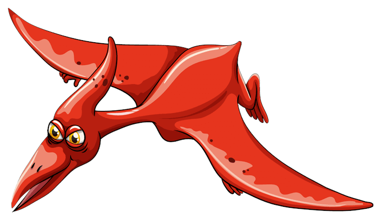 Pterodactyl Red Dinosaur