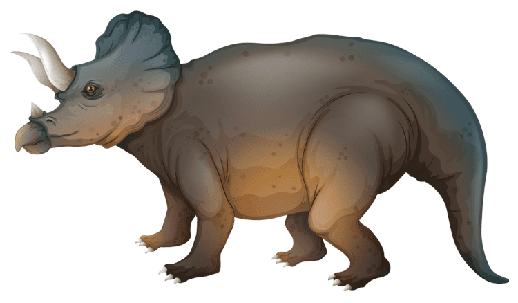 Realistic Triceratops Dinosaur