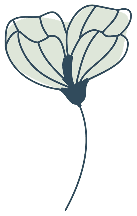 Tall Green Drop Flower