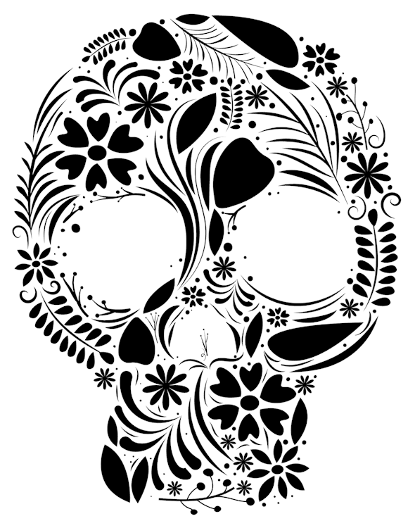 Floral Skull