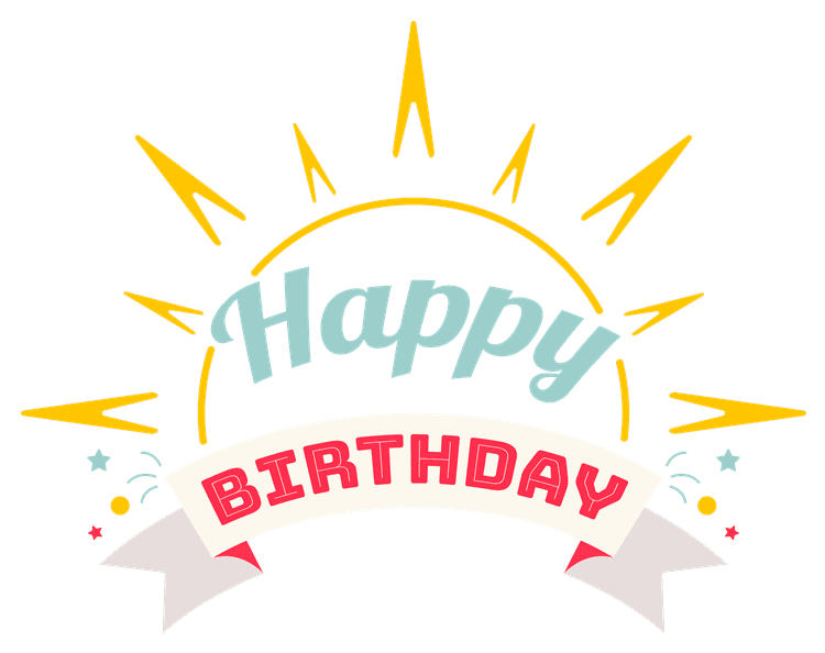 Happy Birthday Sun Banner