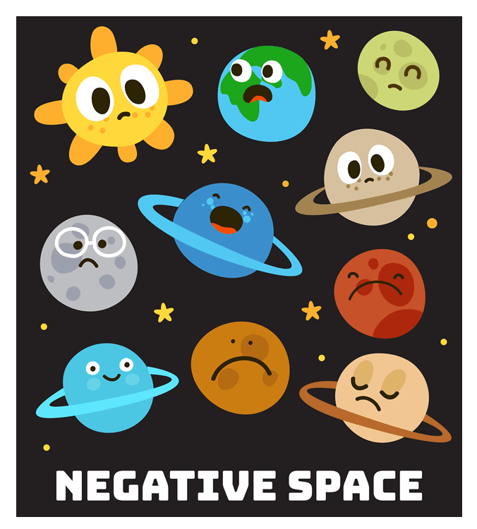 Funny Negative Space