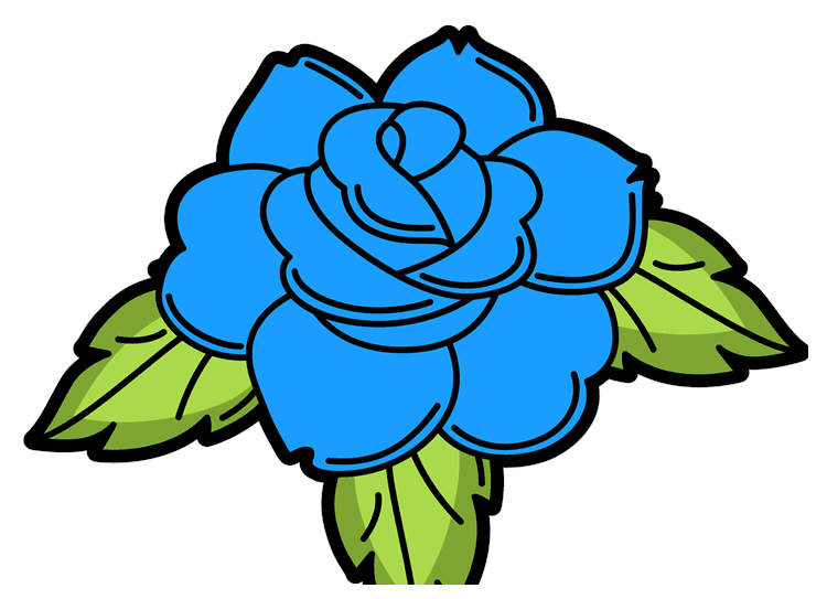 Blue Rose Flower