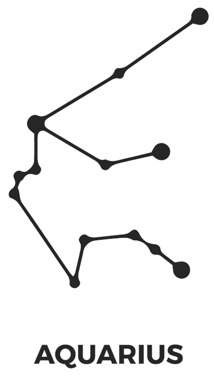 Zodiac Stars Aquarius
