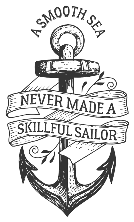 Smooth Sea Motivational Quote