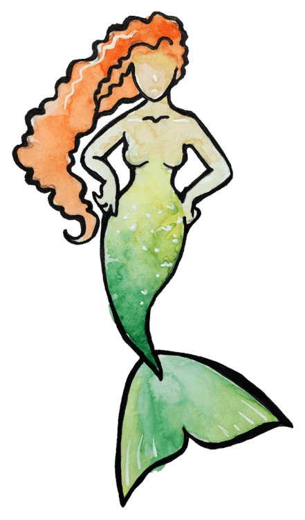 Watercolor Mermaid