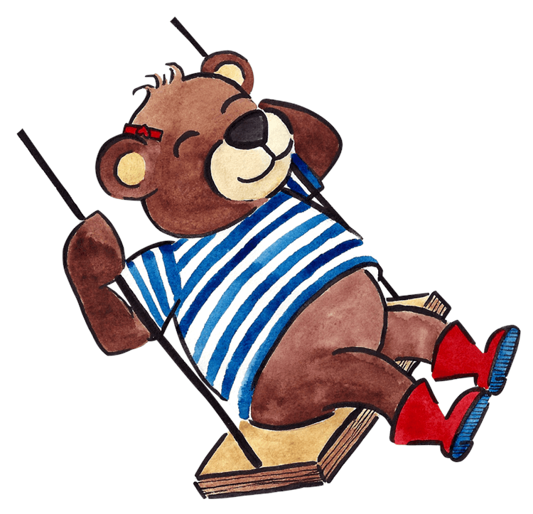 Bear on a Swing