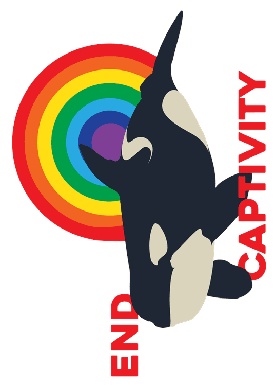 End Captivity Rainbow Orca Whale