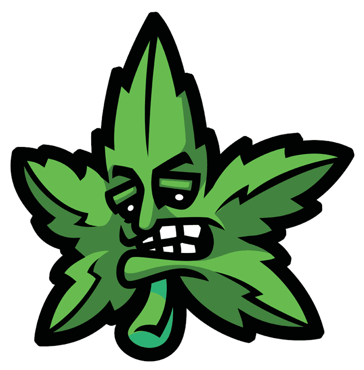 Marijuana Leaf Face