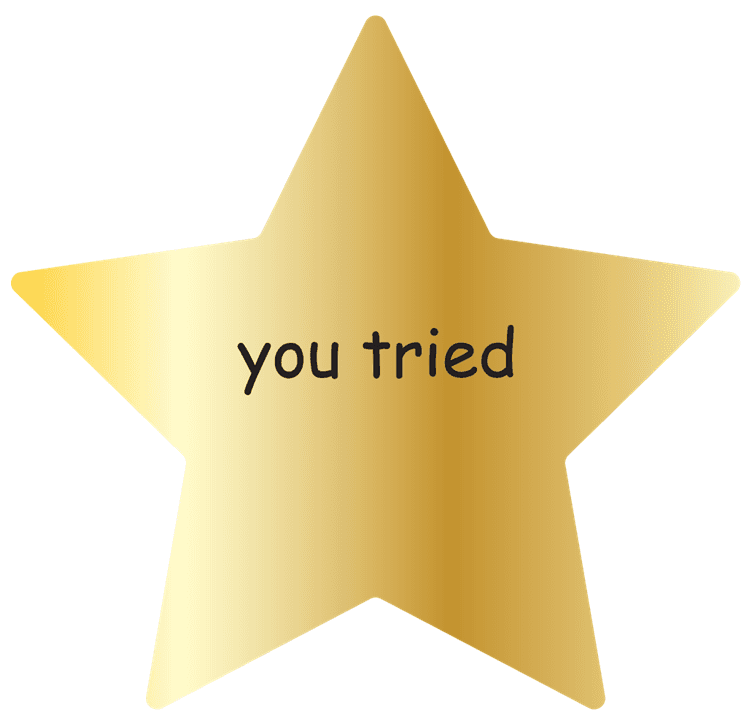 Funny You Tried Gold Star