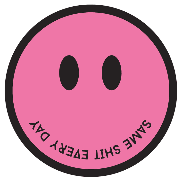 Funny Satire Smiley Face