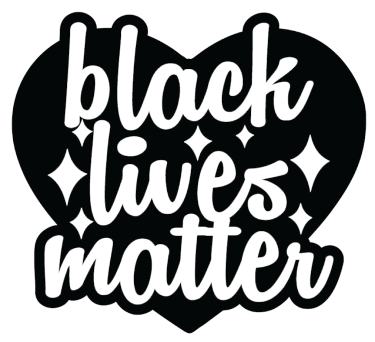 Black Lives Matter Heart