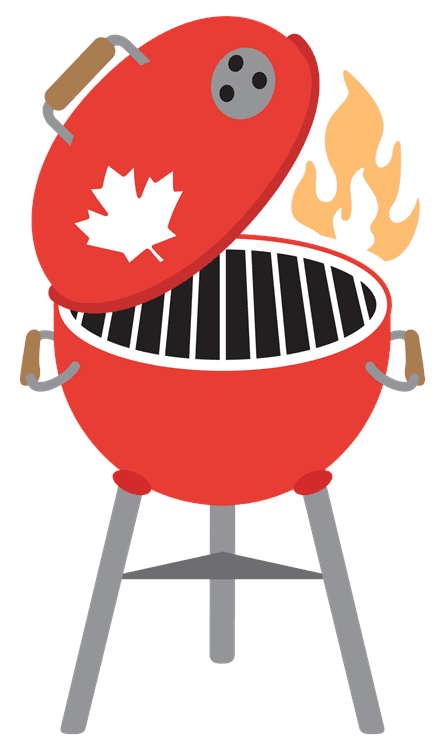 Canada BBQ Grill Flame