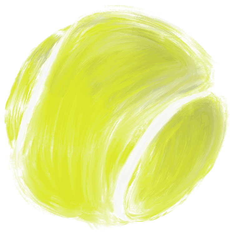 Painted Tennis Ball