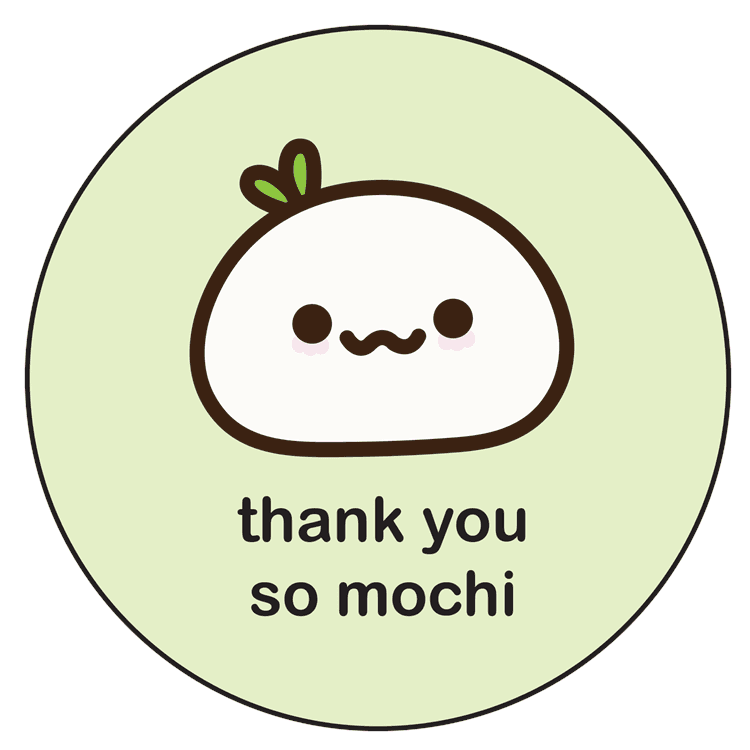 Thank You Mochi Green