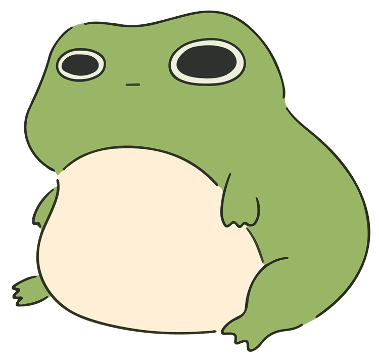 Deadpan Frog