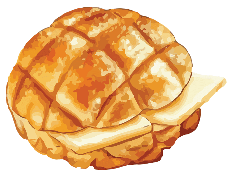 Pineapple Bun With Butter