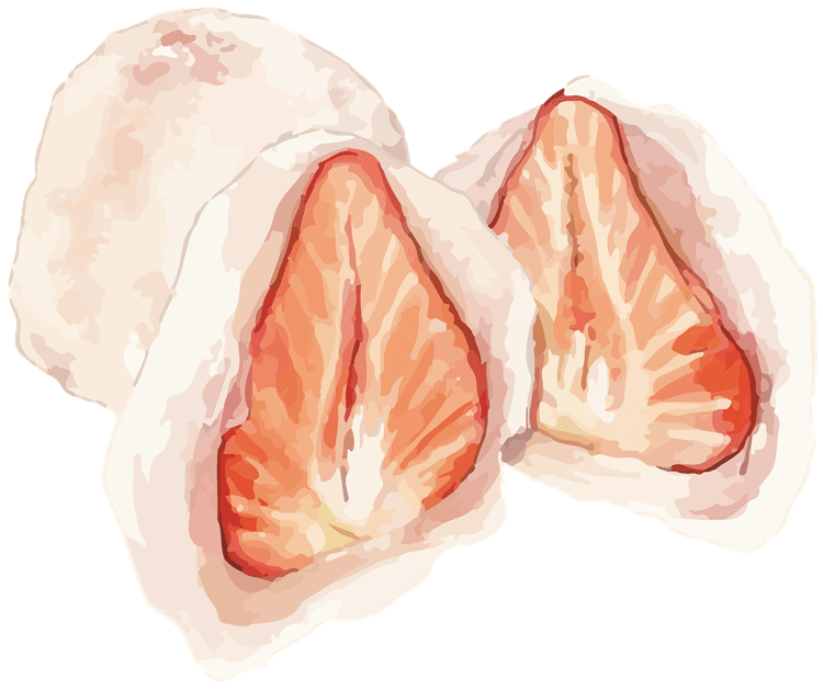 Strawberry Mochi