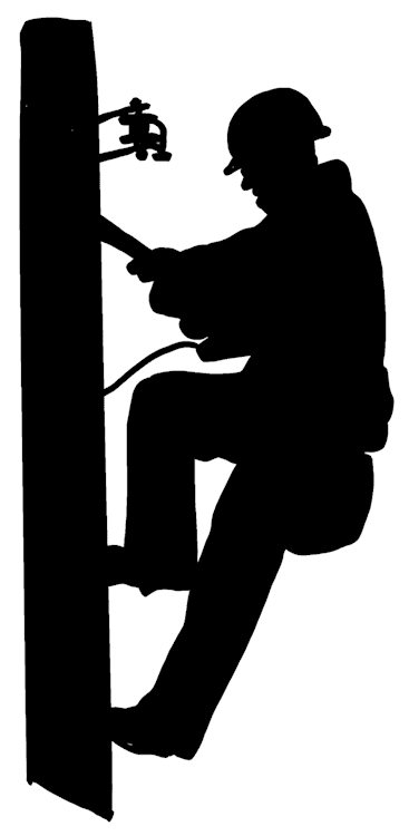 Linemen Silhouette 3